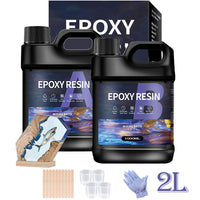 Load image into Gallery viewer, Epoxy Resin 1:1 2000ml Kit