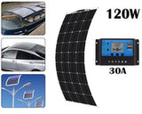 120W Solar Panel with Solar Controller