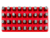3/8" (10mm) Number & Letter Punch Set 36pc