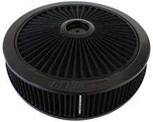 Load image into Gallery viewer, 14&quot; X 4&quot; AIR CLEANER ASSY 7-5/16&quot; FLAT BASE BLACK COTTON