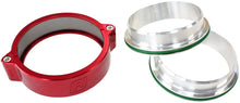 Load image into Gallery viewer, 3.0&quot; BILLET INTERCOOLER CLAMPSQUICK CONNECT RED CLAMP