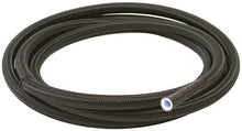Load image into Gallery viewer, BLACK BRAIDED TEFLON HOSE -8AN4.5M S/S 10.6mm ID 13.7mm OD