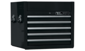 Load image into Gallery viewer, 27&quot; Godfather 5 Drawer Top Chest - Black