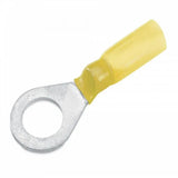 OEX Crimp Terminal Ring Yellow ID 8.4mm Heat Shrinkable 50 Pce