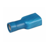 Narva Crimp Terminal Female Bullet Blue Terminal Entry 4mm Polycarbonate 100 Pce