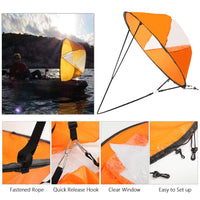 Load image into Gallery viewer, Kayak Wind Sail Sup Paddle Board Instant Popup for Kayak
