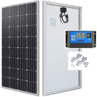 Load image into Gallery viewer, Solar Panel 30W 12V with controller 20A and mount Monocrystalline