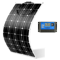 Load image into Gallery viewer, Flexible 100W Solar Panel with controller