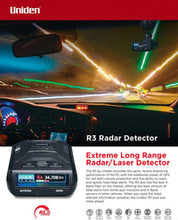 Load image into Gallery viewer, Uniden R3 Radar Detector Extreme Range Laser Radar Detection w/ GPS