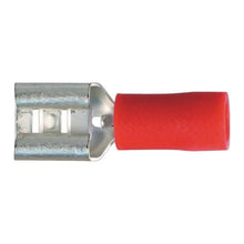 Load image into Gallery viewer, Narva Crimp Terminal Female Blade Red Terminal Entry 6.3 x 0.8mm Polycarbonate 100 Pce