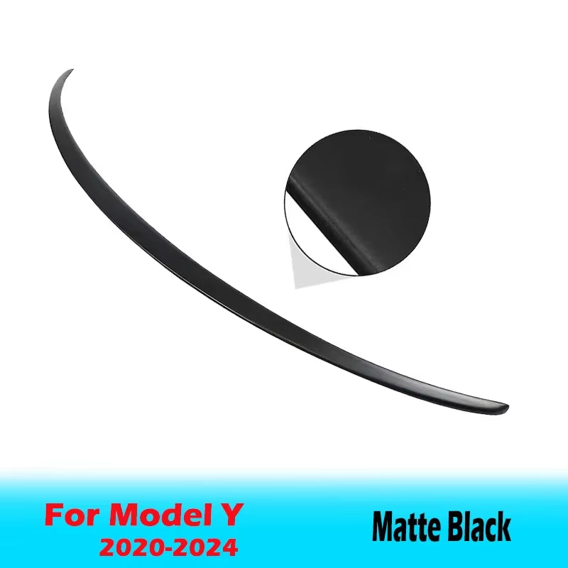 BEVO Rear Trunk Spoiler for Tesla Model Y 3 Highland 2017 - 2024 High-Performance ABS Spoiler Lip Tail Wing Accessories / My Matte Black